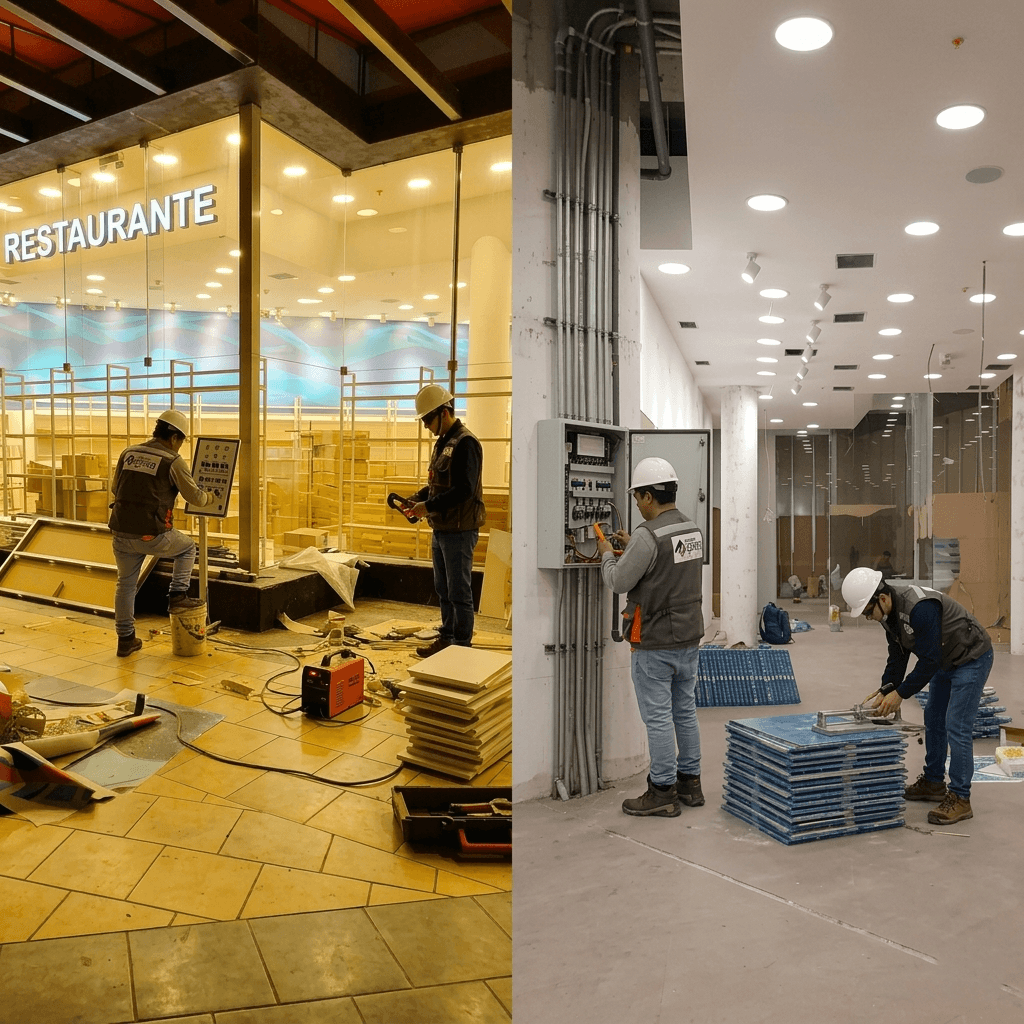 CONSTRUCCION RETAIL TIENDAS COMERCIALES y NEGOCIOS